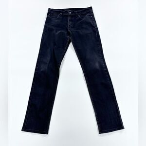 Stella McCartney dark wash black denim jean 32